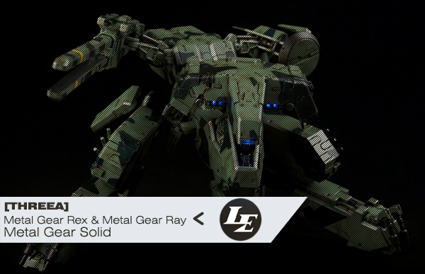 [ThreeA] Metal Gear Solid - Metal Gear Rex & Metal Gear Ray (Half-size ver.) NaOQ9+